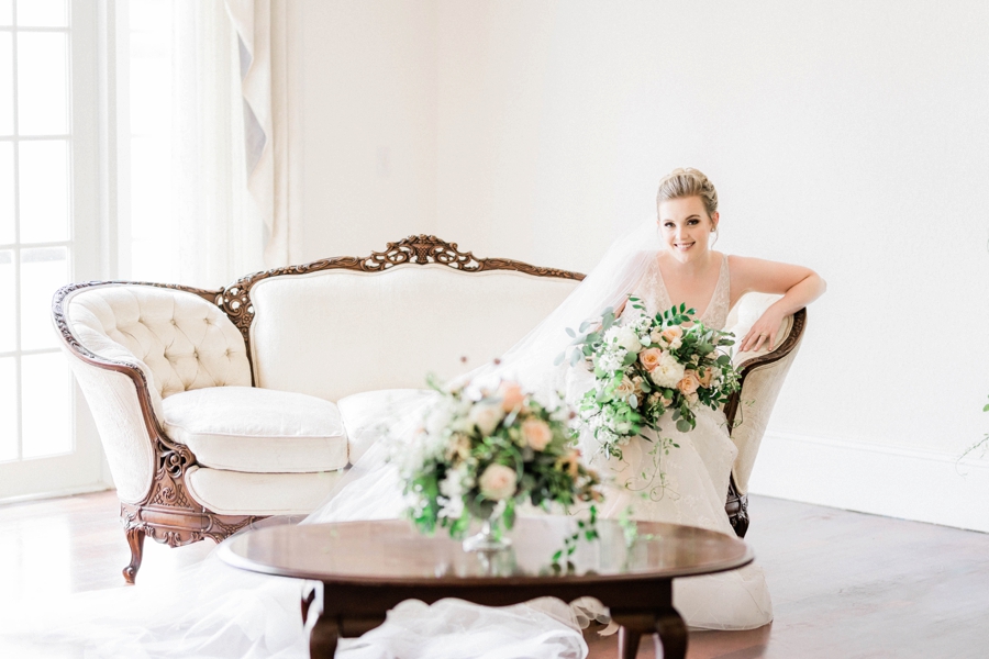 Timeless & Romantic Peach Wedding Ideas via TheELD.com