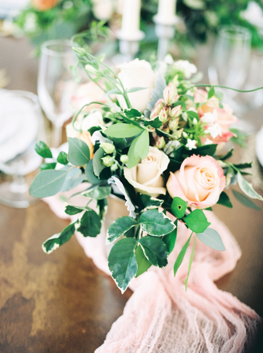 Timeless & Romantic Peach Wedding Ideas via TheELD.com