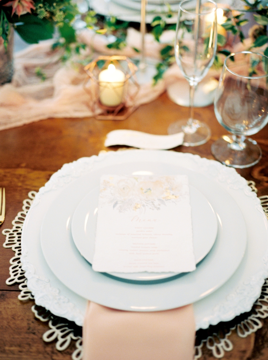 Timeless & Romantic Peach Wedding Ideas via TheELD.com