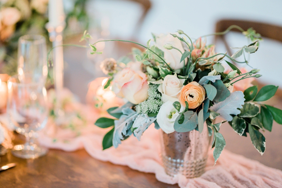 Timeless & Romantic Peach Wedding Ideas via TheELD.com