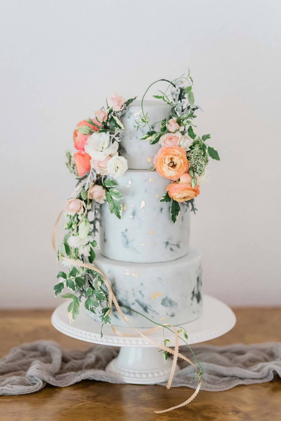 Timeless & Romantic Peach Wedding Ideas via TheELD.com