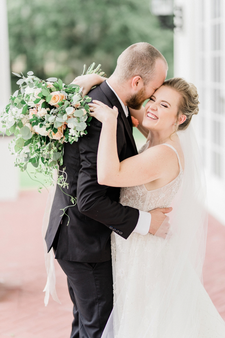 Timeless & Romantic Peach Wedding Ideas via TheELD.com