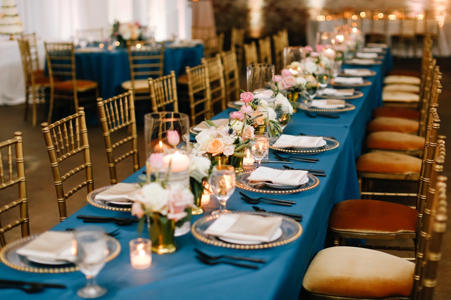 A Romantic Blush & Blue Tampa Wedding via TheELD.com