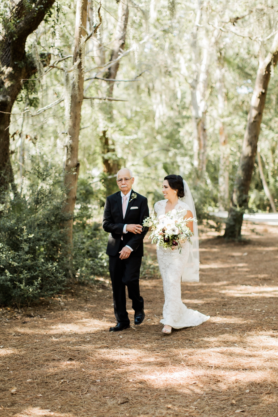 A Romantic Amelia Island Wedding via TheELD.com