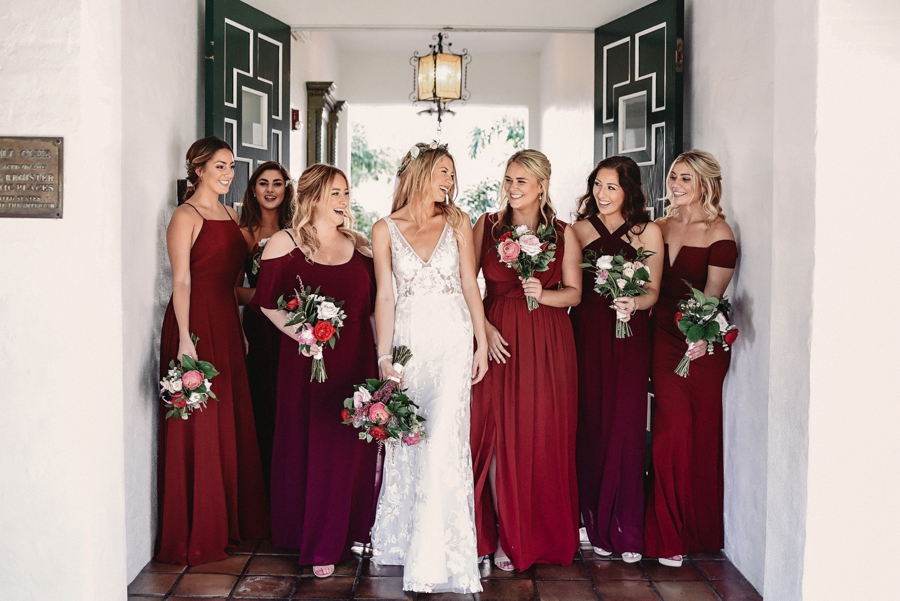 An Elegant Blush & Red Sarasota Wedding via TheELD.com