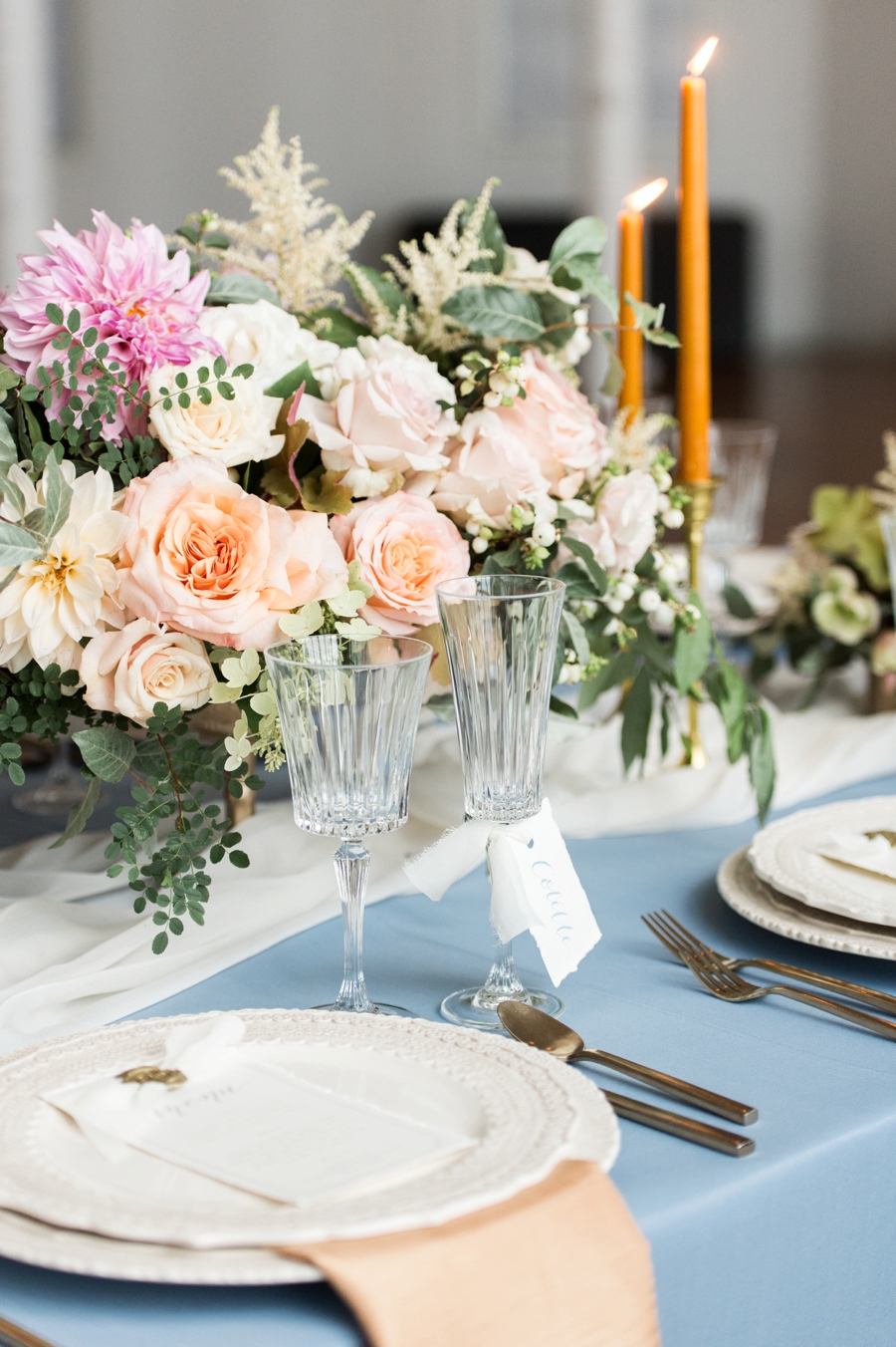 Soft & Elegant Ballet Inspired Wedding Ideas via TheELD.com