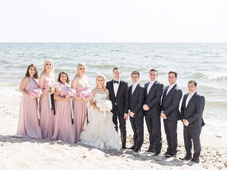 A Sophisticated Michigan Lakeside Wedding via TheELD.com