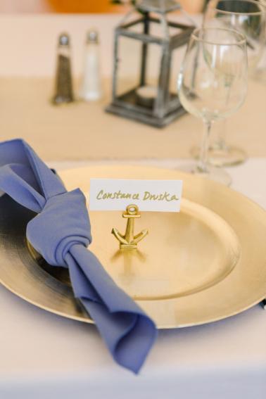 A Nautical Coral & Navy Massachusetts Wedding via TheELD.com