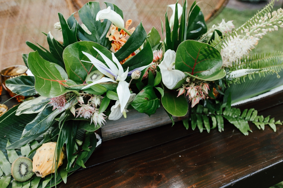 Tropical Bali Inspired Wedding Ideas via TheELD.com