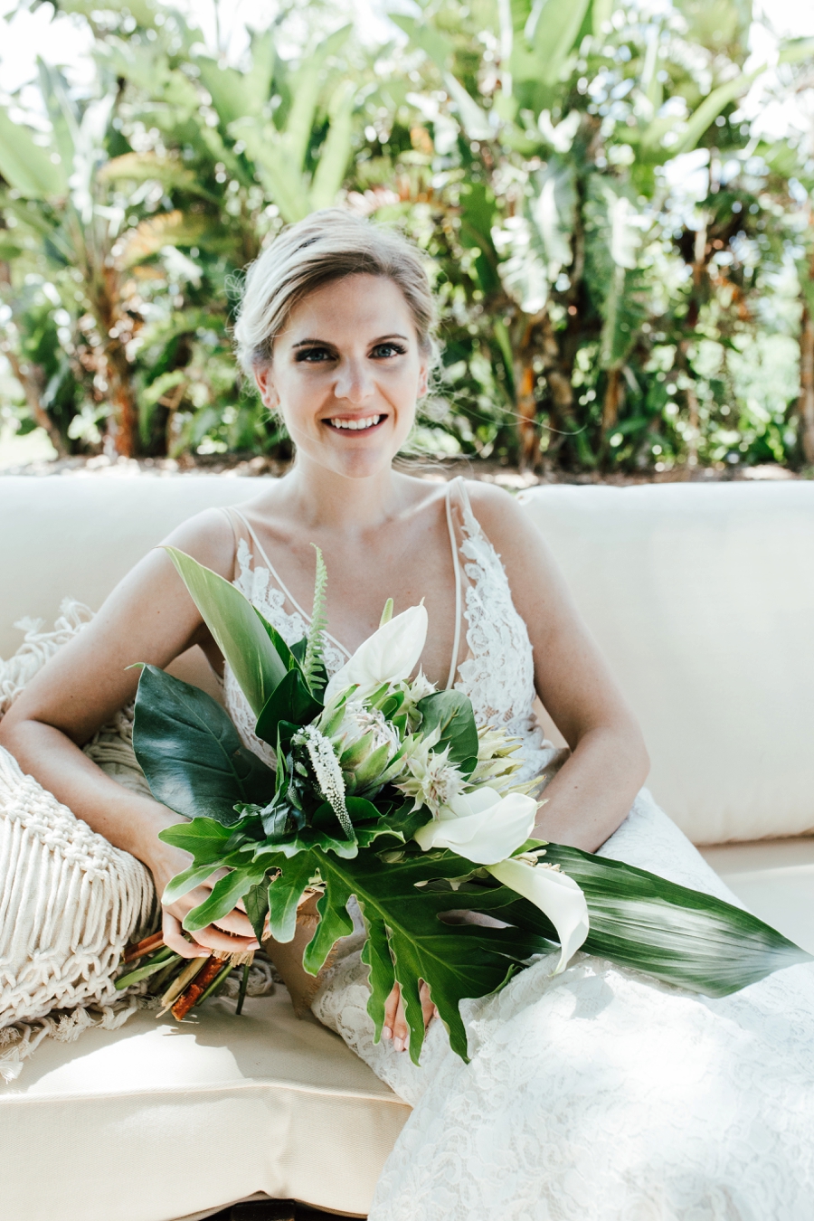 Tropical Bali Inspired Wedding Ideas via TheELD.com