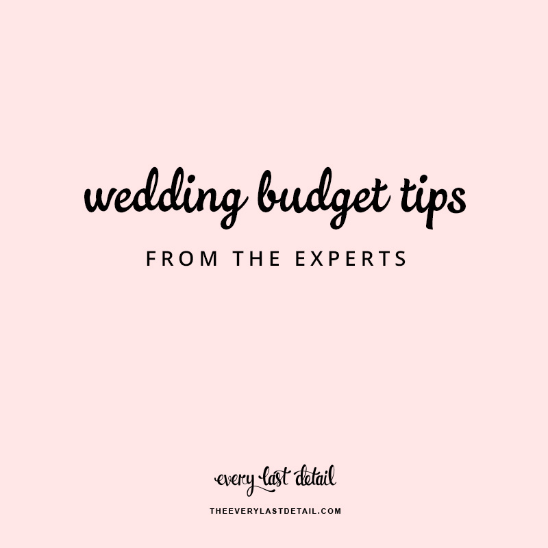 14 Wedding Budget Tips From The Experts via TheELD.com