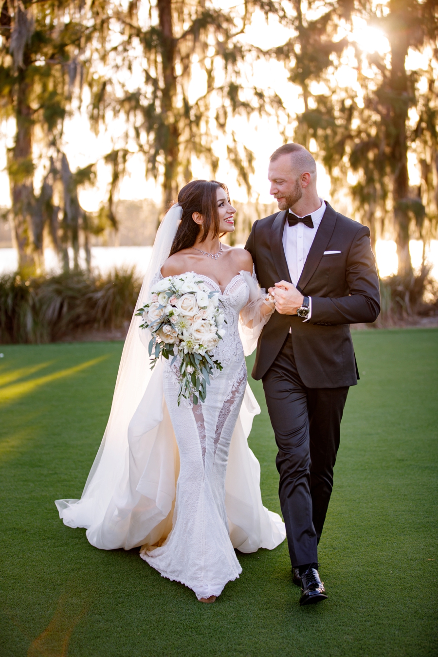 A Glamorous White Orlando Wedding Every Last Detail