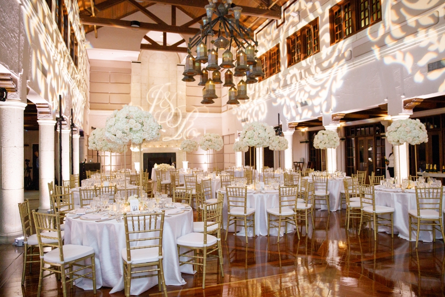A Glamorous White Orlando Wedding via TheELD.com