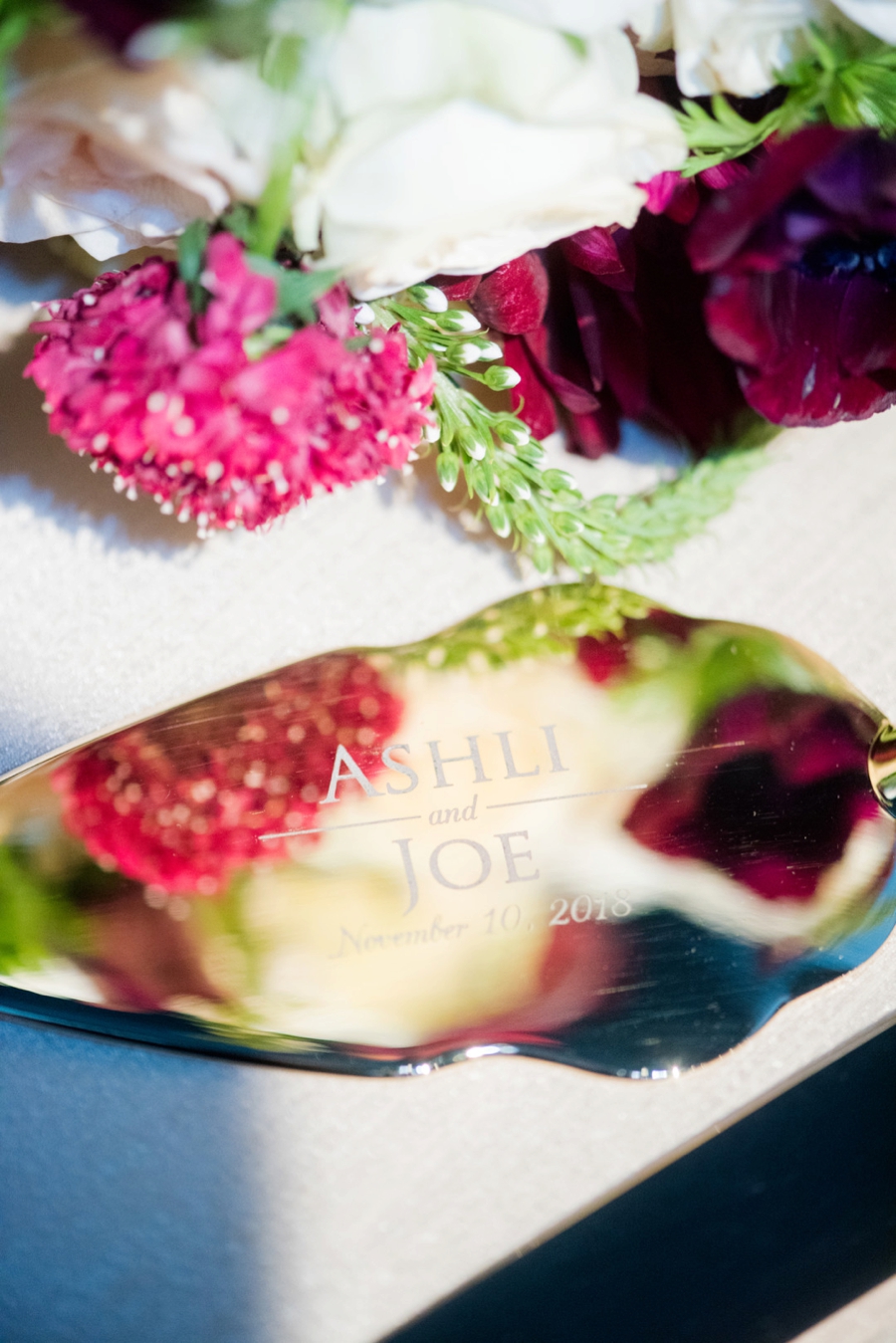 An Elegant Burgundy North Carolina Wedding via TheELD.com