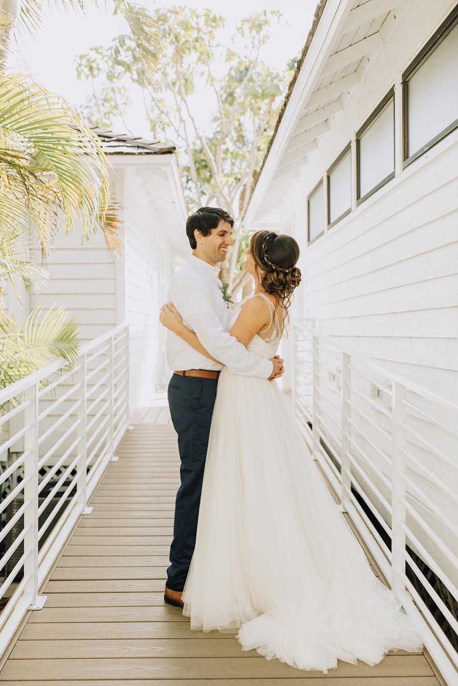 Organic Coastal Inspired Clearwater Beach Wedding via TheELD.com