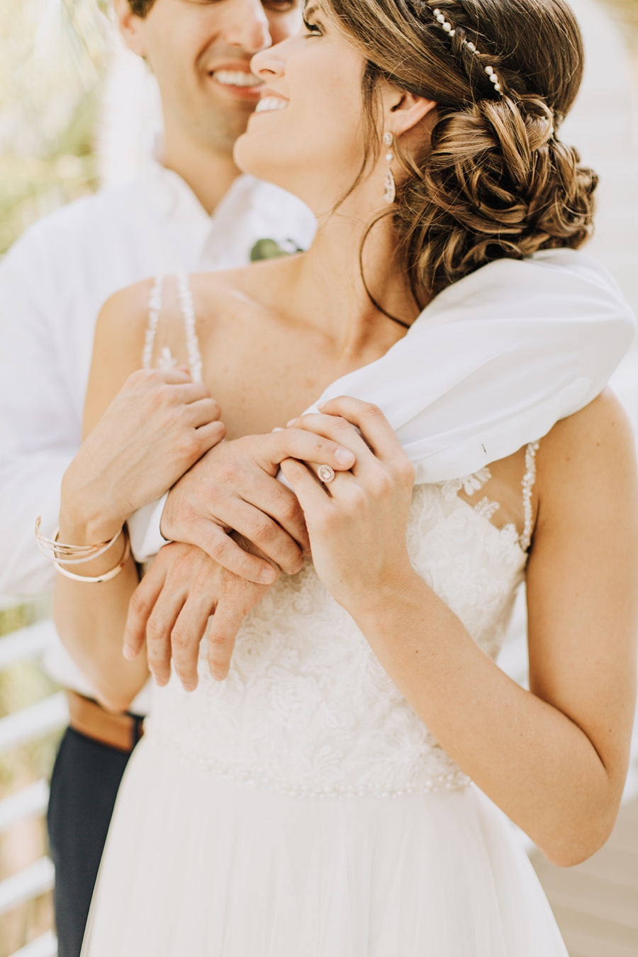 Organic Coastal Inspired Clearwater Beach Wedding via TheELD.com