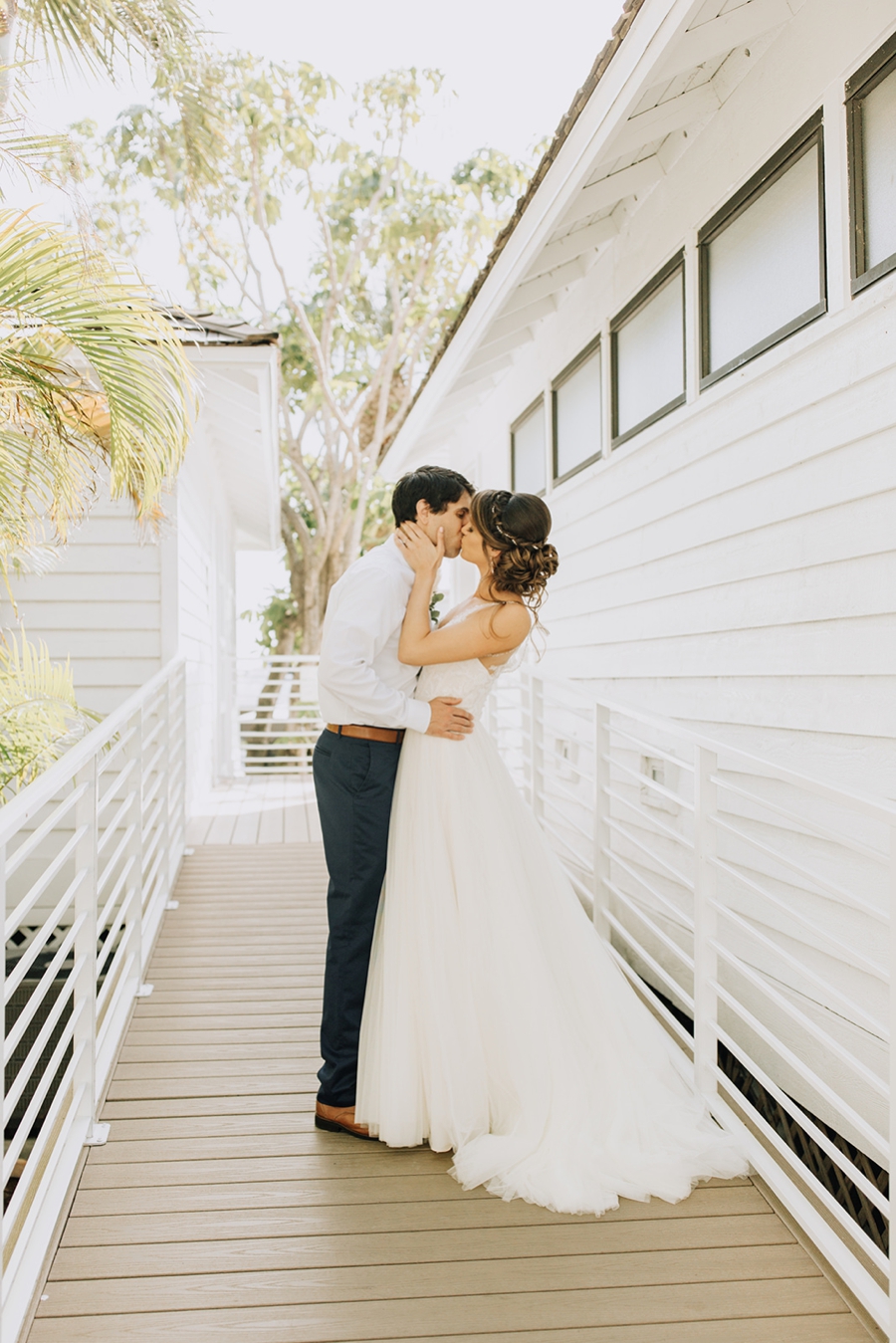 Organic Coastal Inspired Clearwater Beach Wedding via TheELD.com