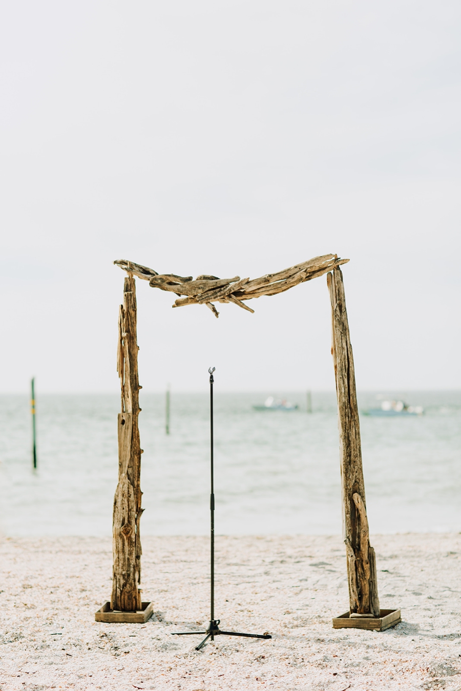 Organic Coastal Inspired Clearwater Beach Wedding via TheELD.com