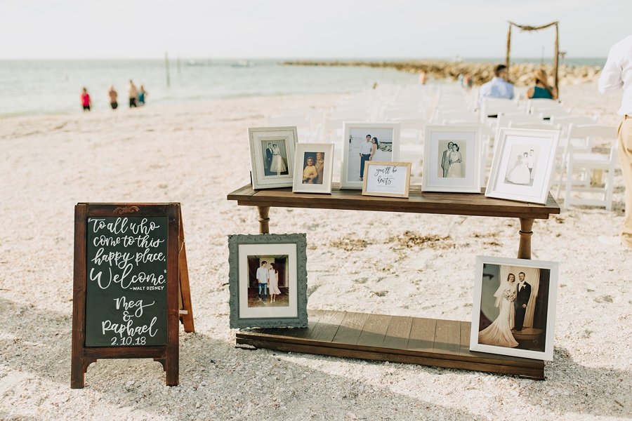 Organic Coastal Inspired Clearwater Beach Wedding via TheELD.com