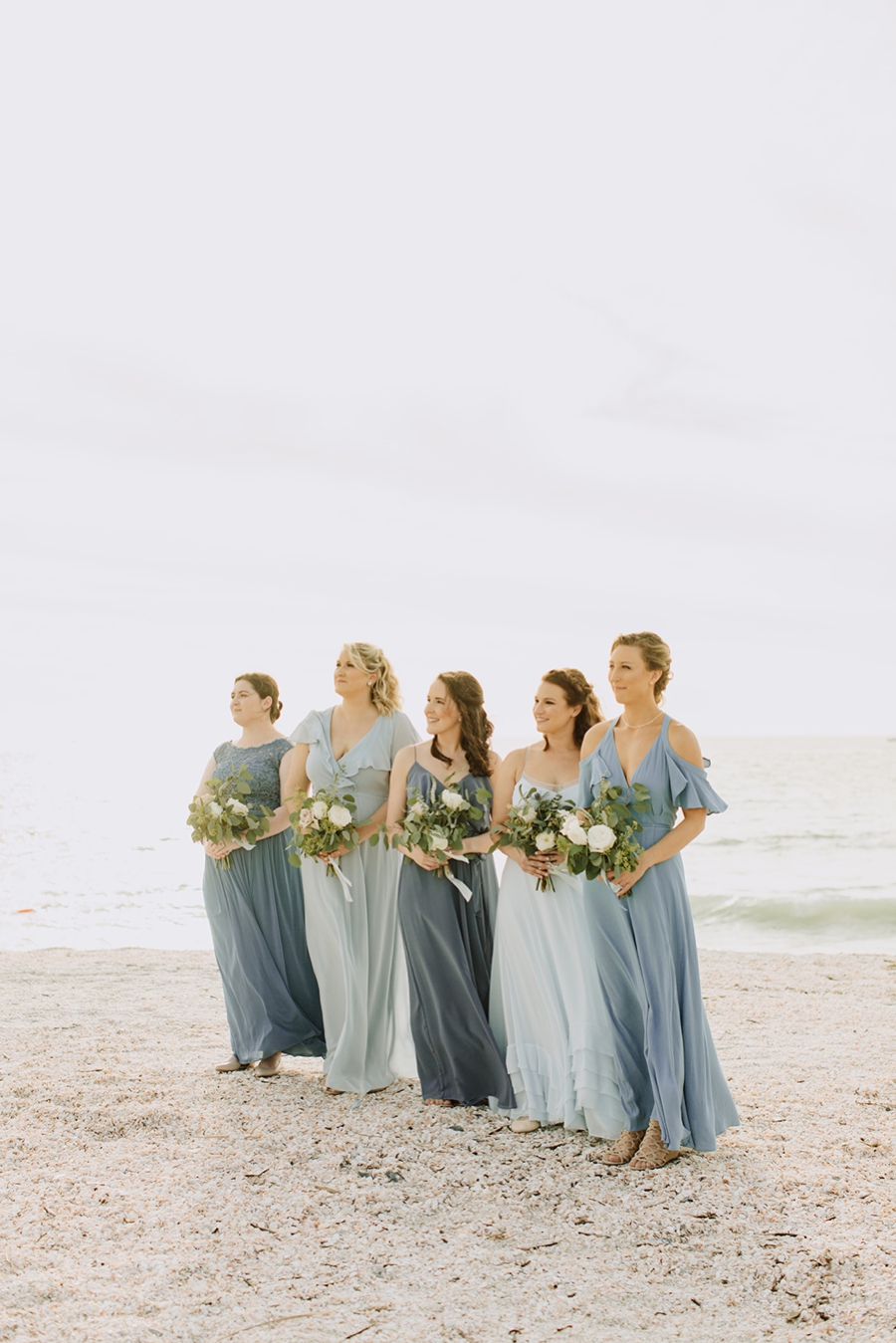 Organic Coastal Inspired Clearwater Beach Wedding via TheELD.com