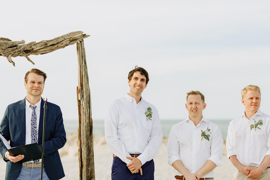 Organic Coastal Inspired Clearwater Beach Wedding via TheELD.com