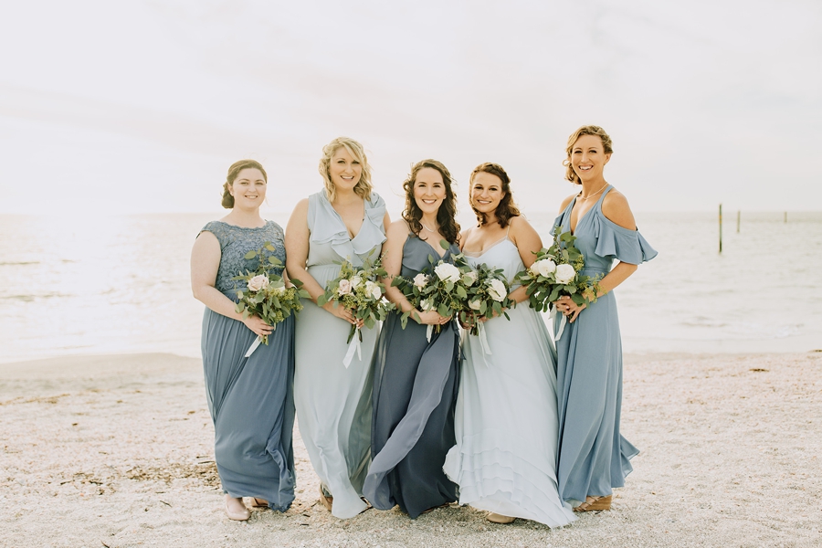 Organic Coastal Inspired Clearwater Beach Wedding via TheELD.com