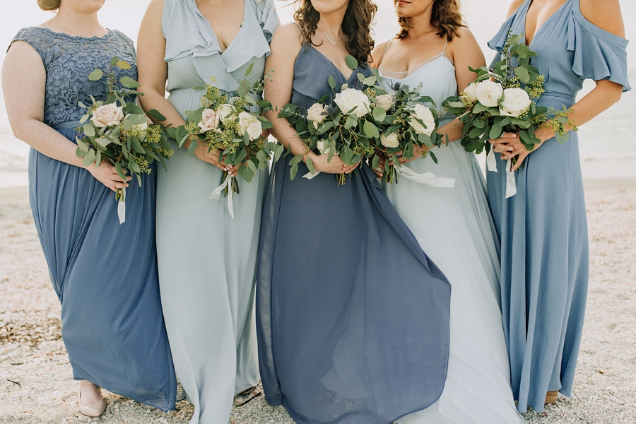 Organic Coastal Inspired Clearwater Beach Wedding via TheELD.com