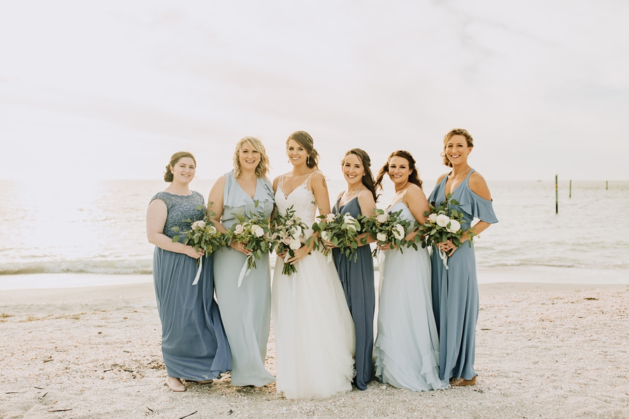 Organic Coastal Inspired Clearwater Beach Wedding via TheELD.com