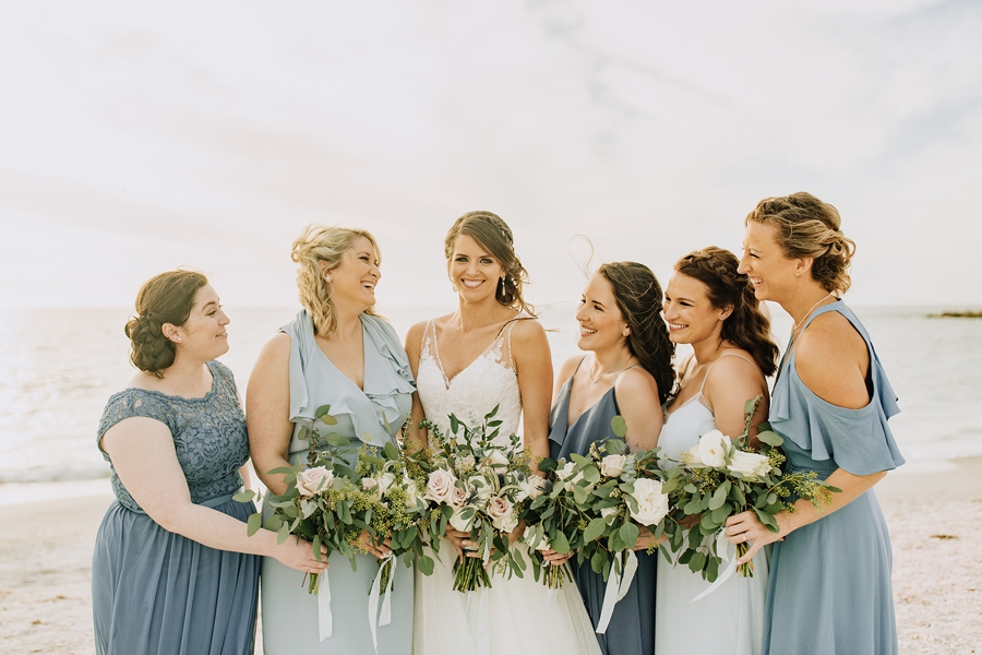 Organic Coastal Inspired Clearwater Beach Wedding via TheELD.com