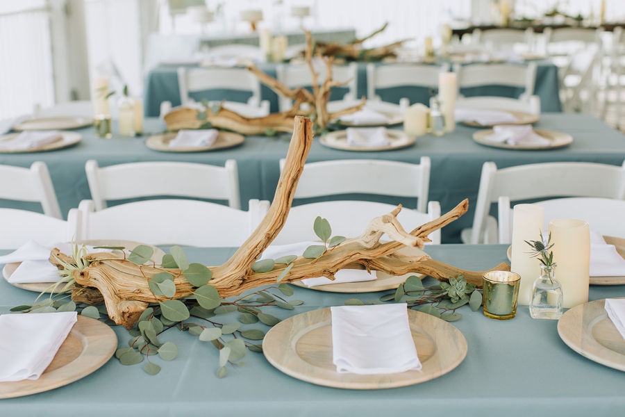 Organic Coastal Inspired Clearwater Beach Wedding via TheELD.com