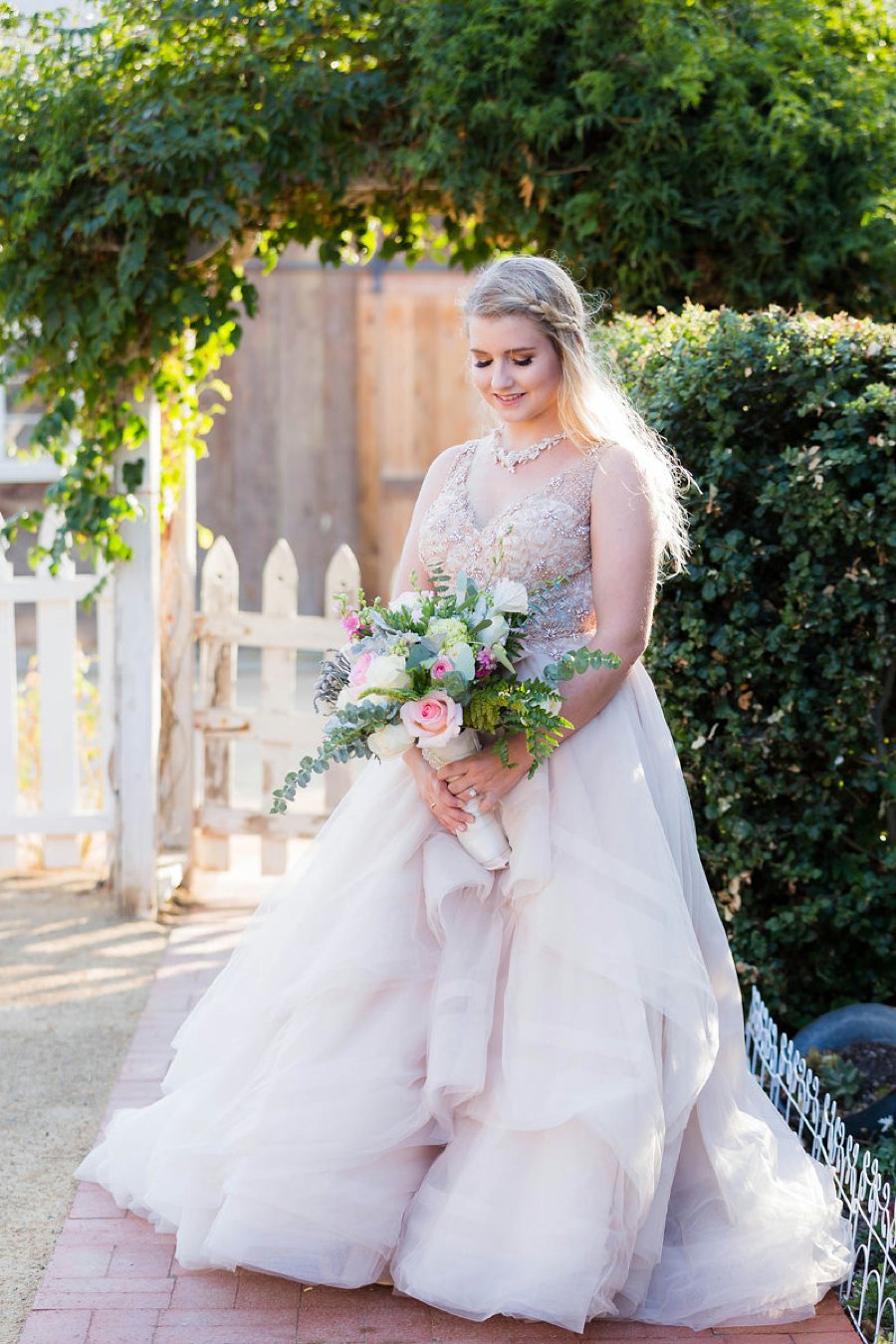 Blush Rustic Vintage Wedding Ideas via TheELD.com