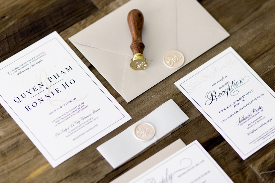Blush & White Luxe Miami Wedding via TheELD.com
