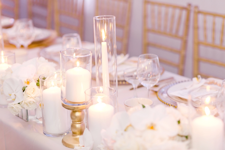 Blush & White Luxe Miami Wedding via TheELD.com