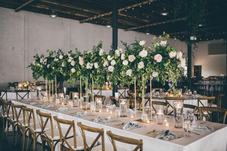 Romantic Blush & White Central Florida Wedding via TheELD.com