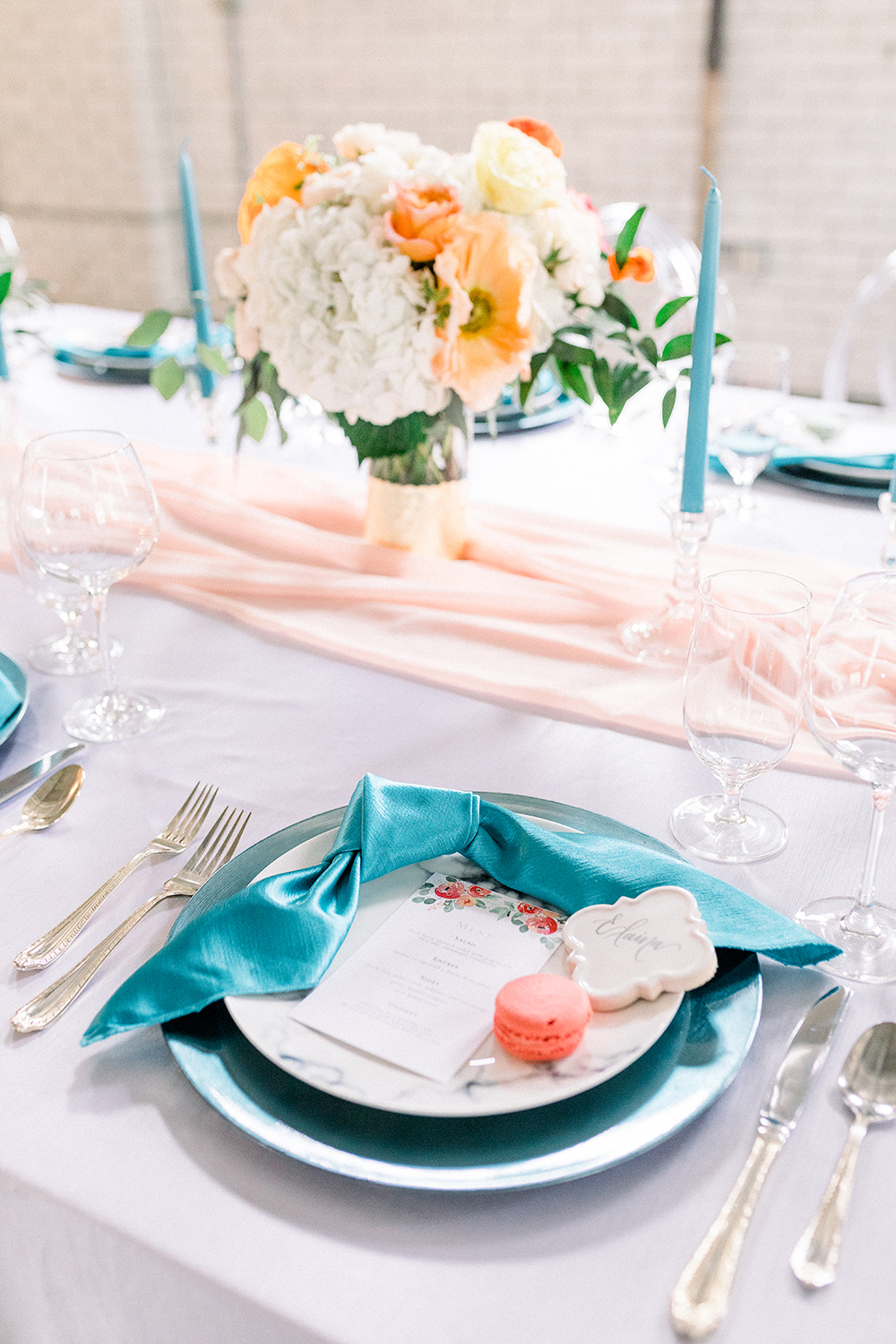 Whimsical Teal and Coral Wedding Ideas | Every Last Detail