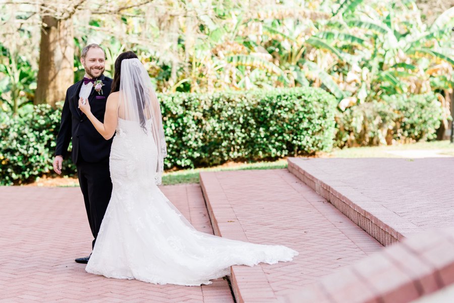 An Elegant Purple Central Florida Wedding via TheELD.com