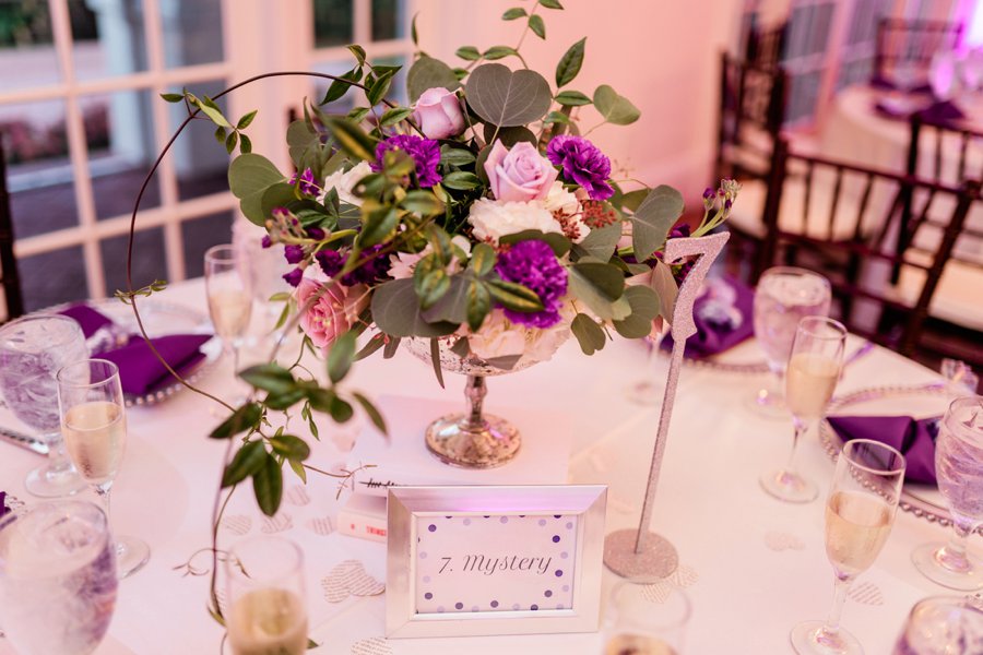 An Elegant Purple Central Florida Wedding via TheELD.com