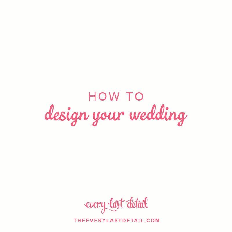 From The Experts: How to Design Your Wedding via TheELD.com