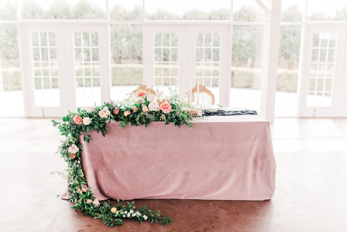 Romantic Dusty Rose Wedding Inspiration via TheELD.com