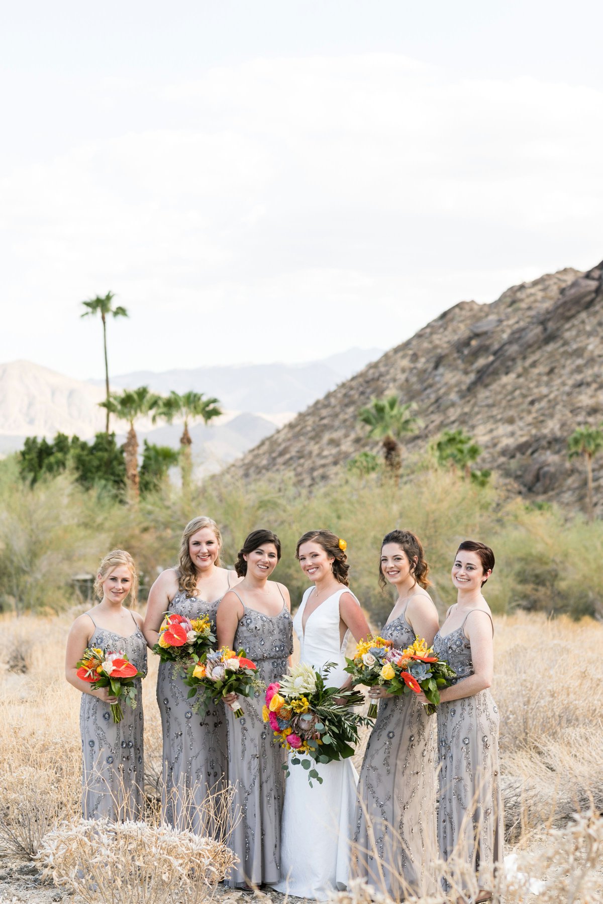 Vibrant Jungle Inspired Palm Springs Wedding via TheELD.com