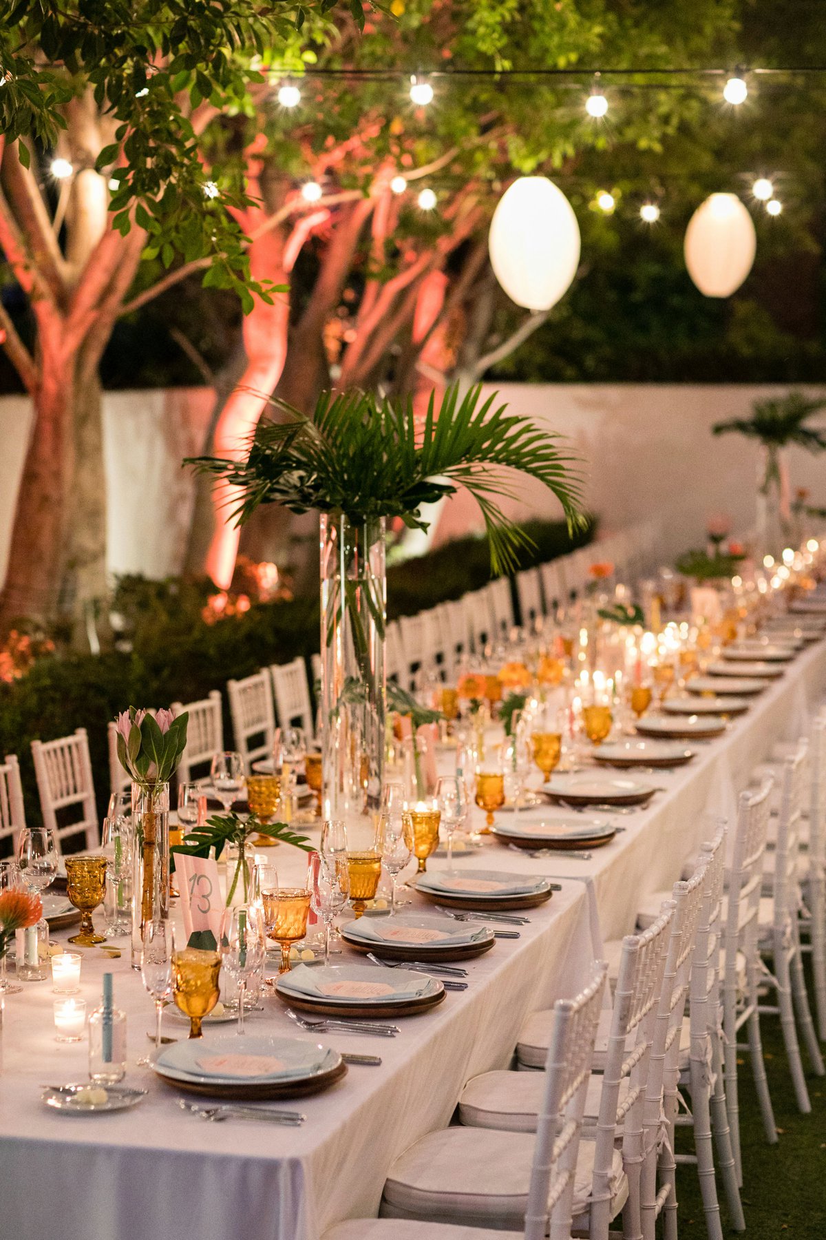 Vibrant Jungle Inspired Palm Springs Wedding via TheELD.com