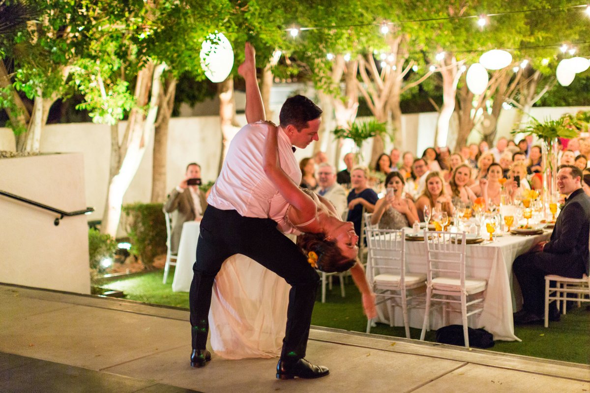 Vibrant Jungle Inspired Palm Springs Wedding via TheELD.com