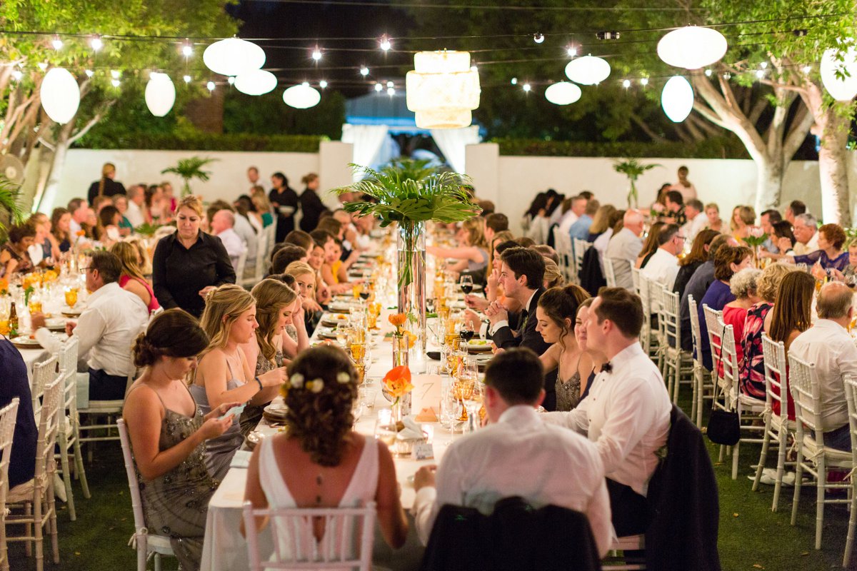 Vibrant Jungle Inspired Palm Springs Wedding via TheELD.com