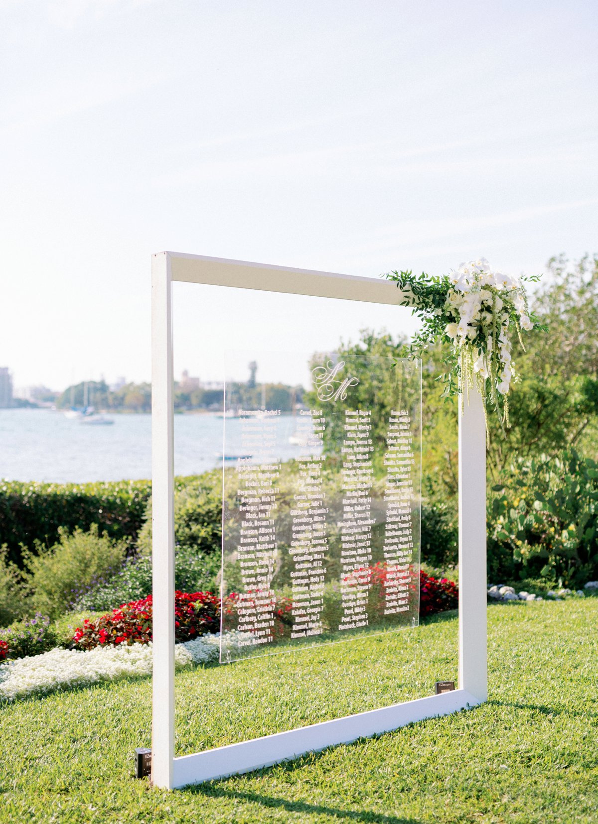 A White Modern Romantic Sarasota Wedding via TheELD.com