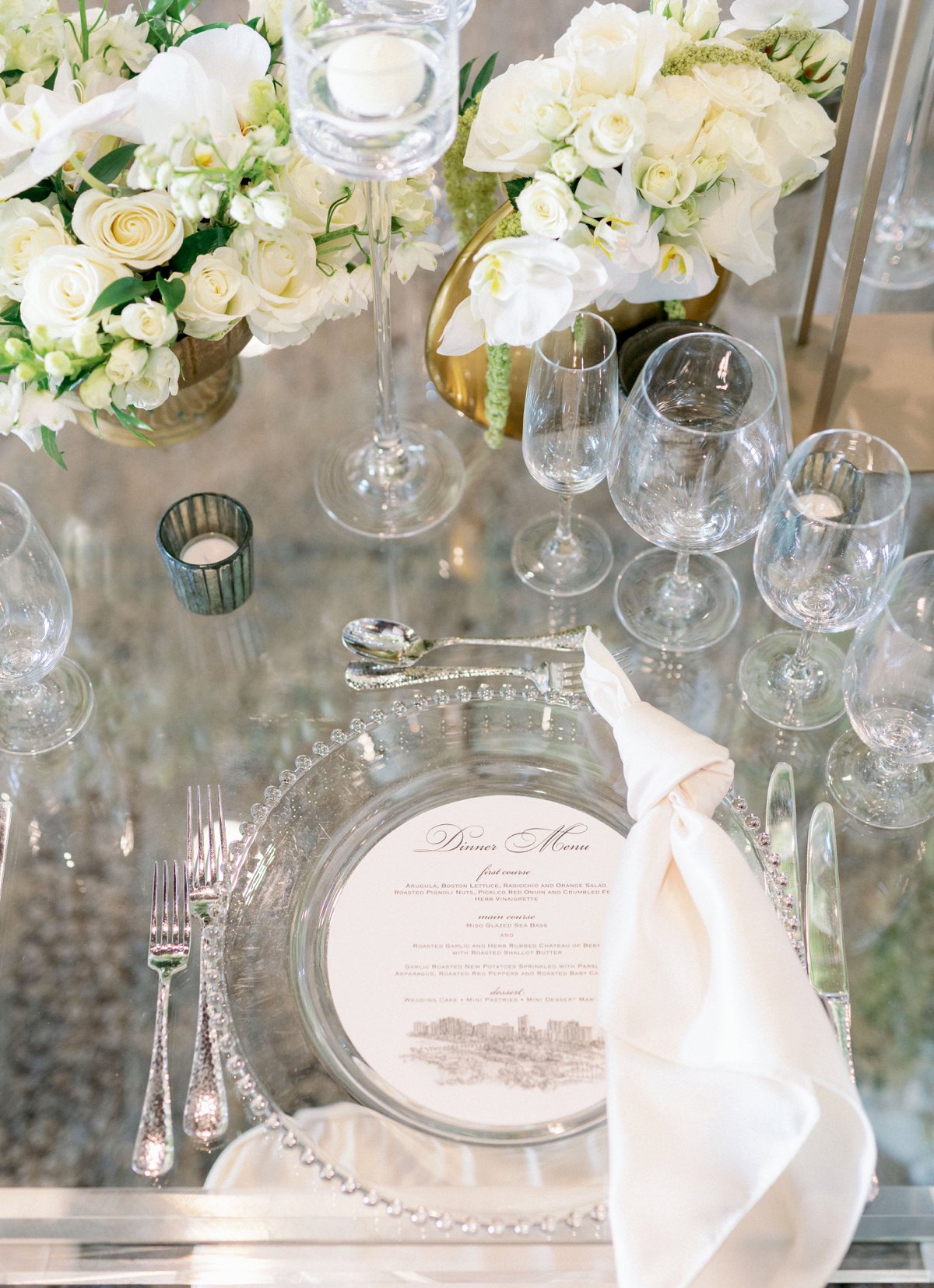 A White Modern Romantic Sarasota Wedding via TheELD.com