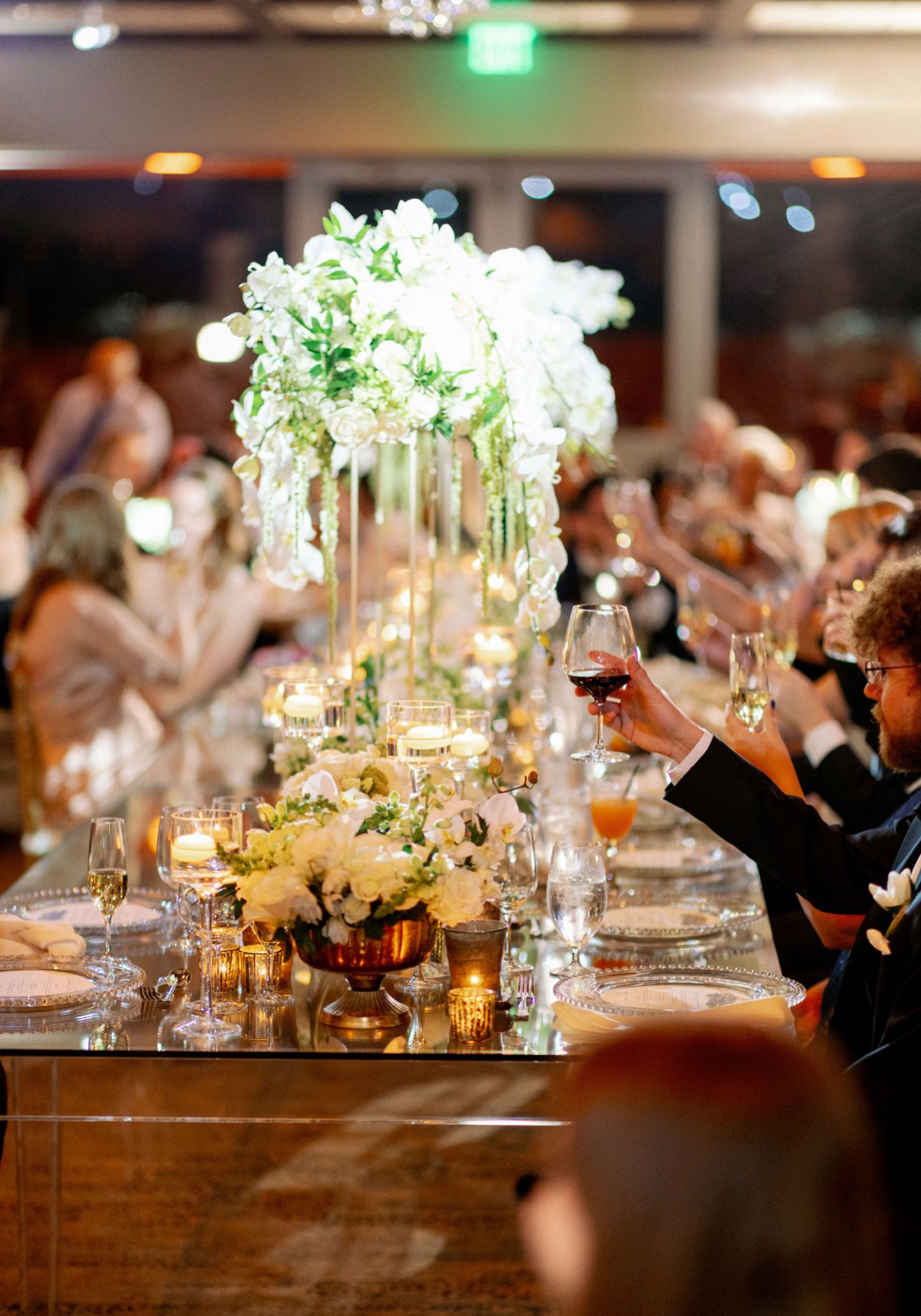 A White Modern Romantic Sarasota Wedding via TheELD.com