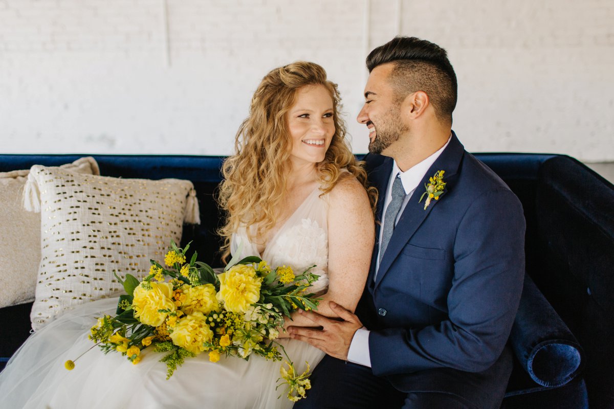 Organic Yellow Wedding Ideas At Haus820 via TheELD.com