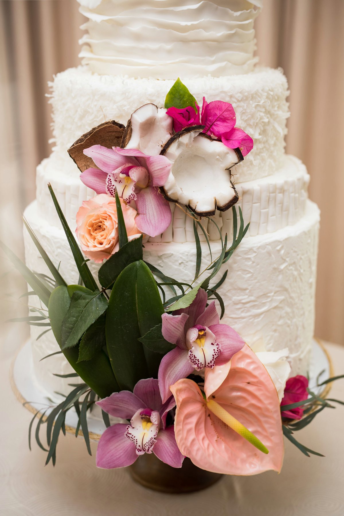 Pink & Coral Modern Sarasota Wedding Ideas via TheELD.com