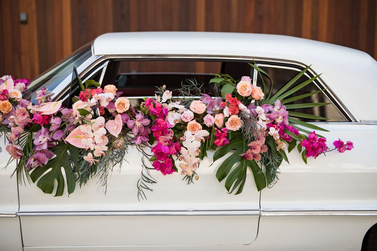 Pink & Coral Modern Sarasota Wedding Ideas via TheELD.com