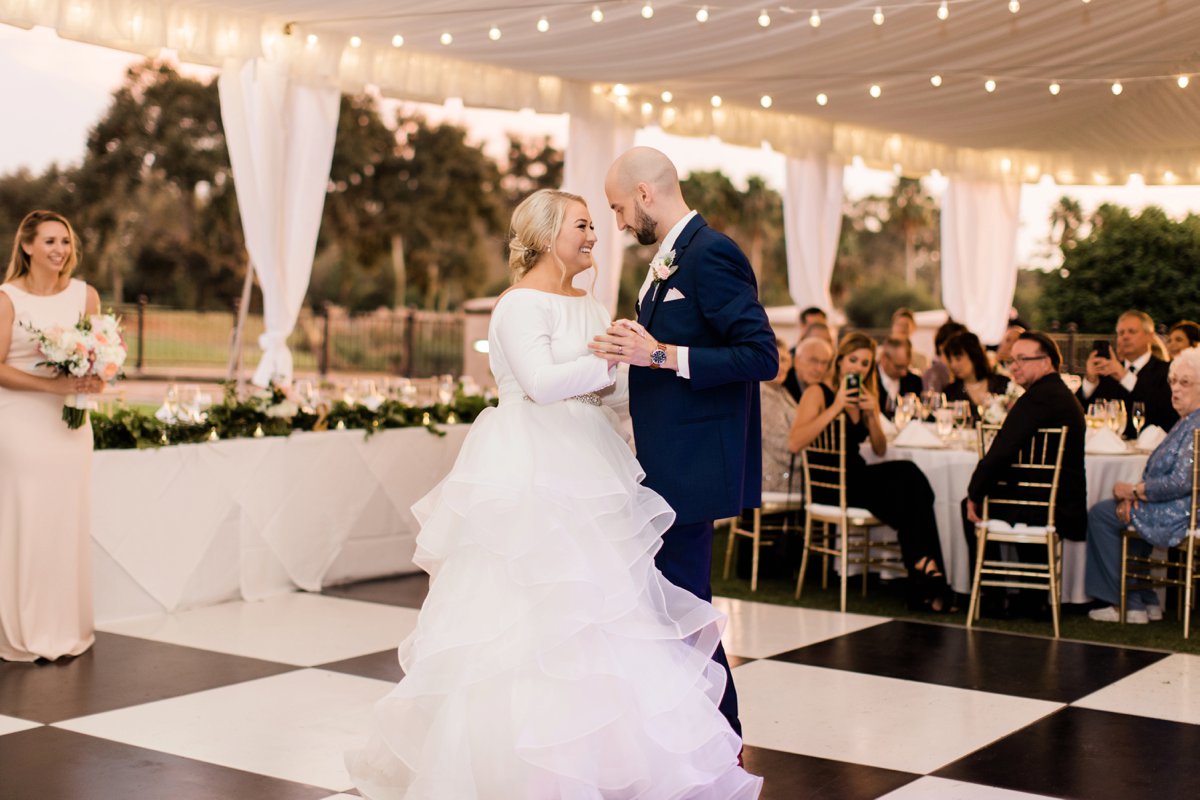 An Elegant Tented Wedding At TPC Sawgrass via TheELD.com